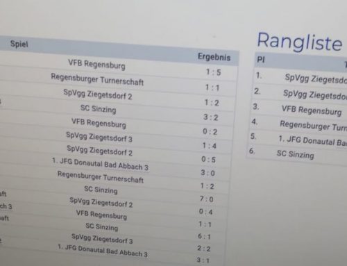 D3 bei Hallenturnier in Sinzing auf Platz 5